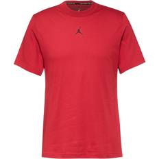 Nike Jordan Sport Men's Dri FIT Short Sleeve Top - Gym Red/Black