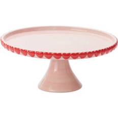 Red Cake Stands Birch Lane™ Zeppelin Love Cake Stand