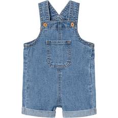 Name It Baby Lou Short Overall - Medium Blue Denim