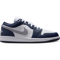 Nike Air Jordan 1 Low M - White/Midnight Navy/Wolf Grey