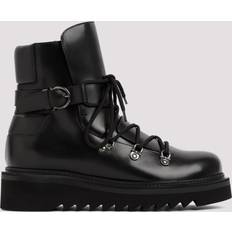 Ferragamo Boots Ferragamo Black Leather Elimo Boots