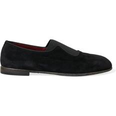 Dolce & Gabbana Loafers Dolce & Gabbana Elegant Black Brocade Dress Men's Loafers