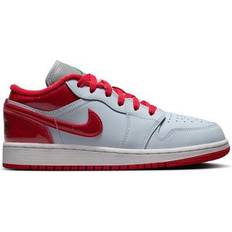 Nike Air Jordan 1 Low SE GS - Football Grey/Pine Green/White/University Red