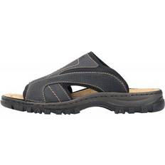 Rieker Herren Slides Rieker Pantolette Herren schwarz