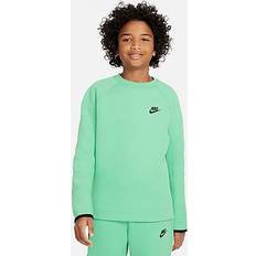 Sweatshirts Nike Boys' Sportswear Tech Fleece Sweatshirt Spring Green/Black/Black