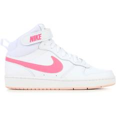 Nike Court Borough Mid 2 GSV - White/Arctic Orange/Pinksicle