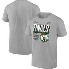Boston Celtics T-shirts Fanatics Boston Celtics Steel 2024 Eastern Conference Champions Locker Room Post Up Move T-Shirt