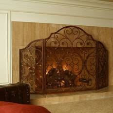 Fireplace Screens SPI Home 55321 provincial fireplace screen tr Gray