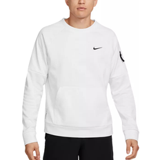 Nike Men's Therma-FIT Fitness Crew Sweatshirt - White/Black