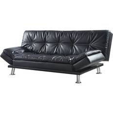 Latitude Run Peniel Black Sofa 72.6" 2 Seater