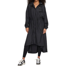 M Coats Nike Women's Sportswear Essential Trench Coat - Black/White