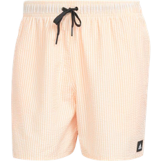 Adidas Stripey Classics Swim Shorts Short Length - Spark/White