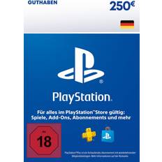 Geschenkkarten Sony PlayStation Store Guthaben 250 EUR