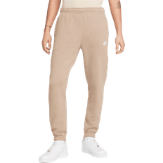 Nike Sportswear Club Fleece Men's Trousers - Khaki/White
