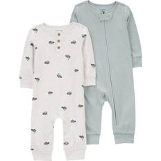 Jumpsuits Children's Clothing Carter's Baby 2-Pack Jumpsuits PRE Grey/Olive