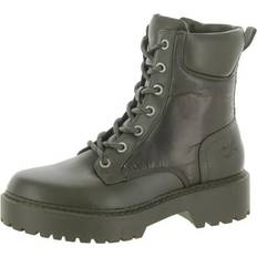 Calvin Klein Men Ankle Boots Calvin Klein Womens Faux Leather Round Toe Combat & Lace-up Boots