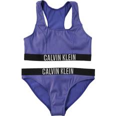 Bikinis Calvin Klein Jeans Bikini dunkellila schwarz weiß 128-134