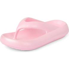 Flip Flops Children's Shoes The Children's Place Girls Shimmer Flip Flops YOUTH Pink