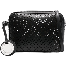 Emporio Armani Perforated Design Cross Body Bag - Black