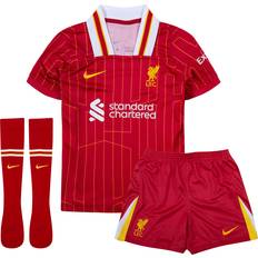 Soccer Uniform Sets Nike Liverpool FC 2024 Stadium Home Football Replica 3-Piece Set