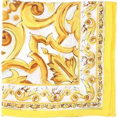 Red - Unisex Scarfs Dolce & Gabbana 'Maiolica' Printed Scarf Yellow U