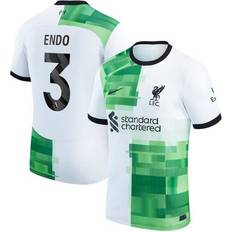 Nike Men's Wataru Endō White Liverpool 2023/24 Away Stadium Replica Player Jersey