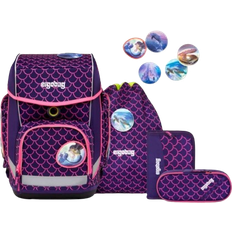 Kinder Taschen Ergobag Cubo School Backpack Set - Pearl DiveBear