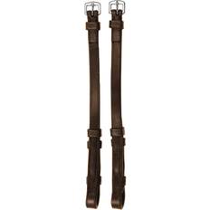 Bridles Collegiate Cheek Pieces Black PONY