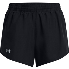 Under Armour Damen Shorts Under Armour Women's Fly By 3" Shorts - Black/Reflective