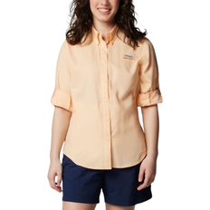 Columbia Women's PFG Tamiami II Long Sleeve Shirt - Peach Fizz