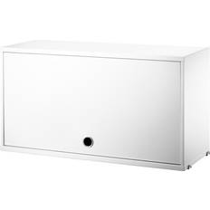 String Cabinet With Flip Doors White Wandschrank 78x42cm