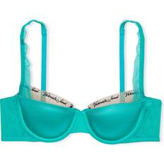 Turquoise - Winter Jackets - Women Clothing Victoria's Secret Very Sexy Smooth Logo Embroidery Lightly Lined Balconette Bra - Aqua Sea