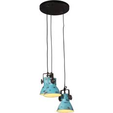 vidaXL Hanging Denim Blue/Black Pendelleuchte 30cm