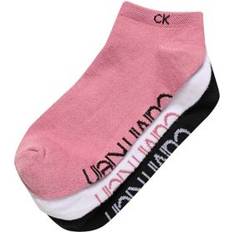 Calvin Klein Women Socks Calvin Klein Women's 3-Pk. Supersoft No Show Logo Socks Pink Assorted 7-12