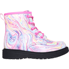 Skechers Boots Children's Shoes Skechers Girl's Lil Gravlen Swirl Party Boots 10.0 Pink Synthetic 10.0
