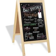 Bulletin Boards Ilyapa Wooden a-frame sign with eraser & chalk it yourself