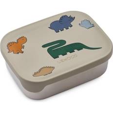 Rustfritt stål Matbokser Liewood Arthur Lunchbox Brotdose für Kinder 2168 Dinosaurs Mist H5,5 x W13,5 x L17 cm