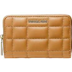 Michael Kors Small Quilted Leather Wallet - Pale Peanut
