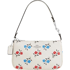 Coach Nolita 19 With Floral Print - Silver/Chalk Multi