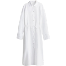 H&M Linen Blouse Dress - White