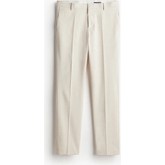 H&M Slim Fit Suit Trousers - Light Beige