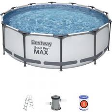 Oberirdische Pools Bestway Steel Pro Max Frame Pool Set Ø3.66x1m