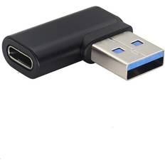 Nördic C-OTG9 3.1 USB A - USB C 90 Degrees Angled Adapter M-F
