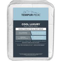 Textiles Tempur-Pedic Cool Luxury Mattress Cover White (213.4x182.9)