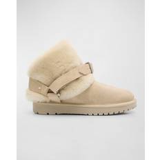 Burberry Boots Burberry Suede and Shearling Chubby Boots