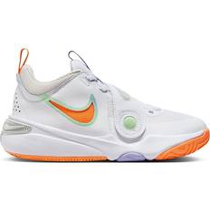 Nike Team Hustle D 11 GSV - White/Vapor Green/Purple Pulse/Total Orange