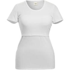 Boob Short Sleeve Nursing Top White