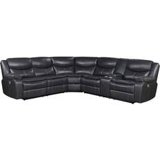 Furniture Coaster Sycamore Gray Sofa 114.2" 3 5 Seater