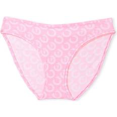 PINK Cotton Bikini Panty - Pink Bubble Laurel Print