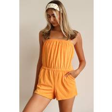 Women - Yellow Jumpsuits & Overalls Dippin' Daisy's Women's Napa Romper Kumquat terry XLarge